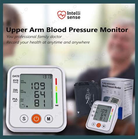 Lst 100 Genuine New Digital Upper Arm Blood Pressure Pulse Monitor