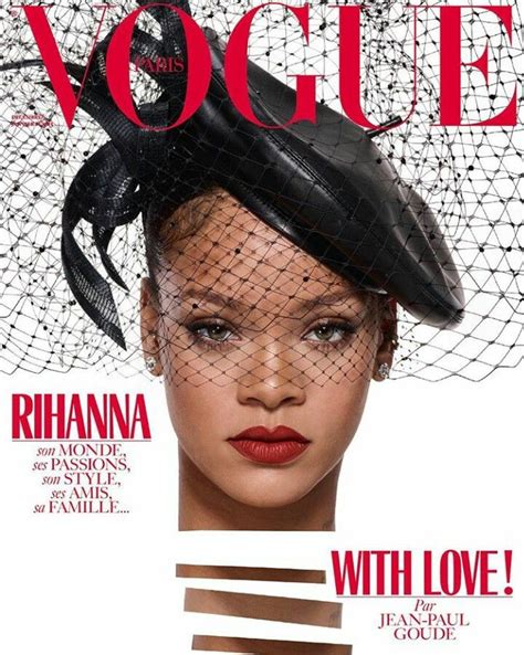 Rihanna On The Cover Of Vogue Paris December 2017 Rihanna Vogue