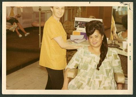 Vintage Photo Finished Hairdo at Beauty Salon 1960's ...