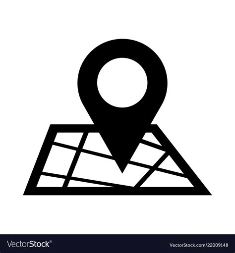 Map Pointer Gps Icon Royalty Free Vector Image
