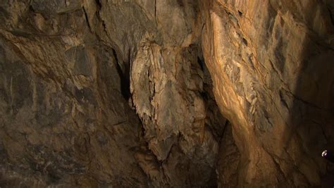 Interior Of Cave With Brown Walls Stock Footage Video 2548922