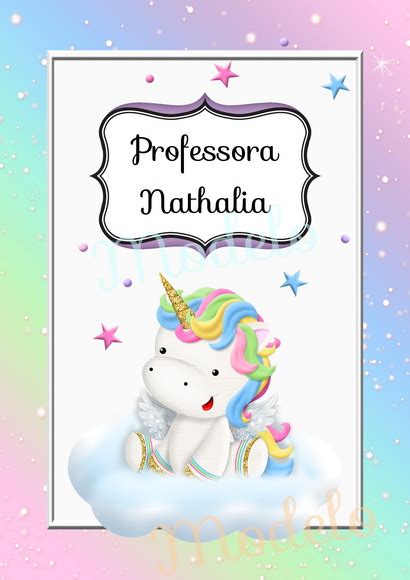 Planner Para Professor Unic Rnios No Elo Arte E Cia Personalizados B Bf