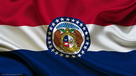 Download Wallpaper Flag State Missouri State Flag Of Missouri Free