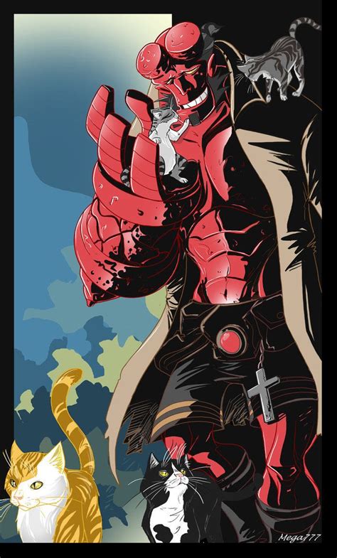 Hellboy By Lightmega777 Hellboy Art Nerd Art Dark