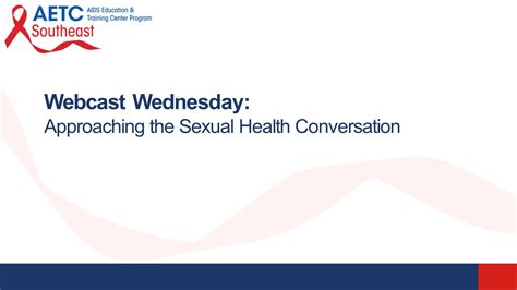 Webinar Approaching The Sexual Health Conversation Southeast Aids