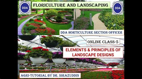 Elements And Principles Of Landscape Designs Youtube