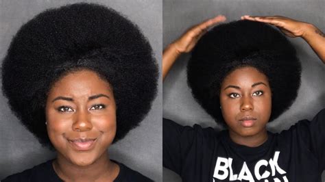 How To Pick Your Hair Into The Perfect Afro Youtube