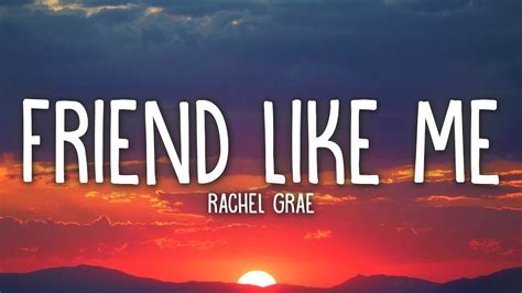 Rachel Grae Friend Like Me Lyrics Lyrics Zee Music Youtube
