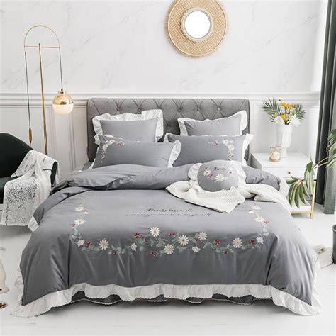 Shop for bedding sets queen at bed bath & beyond. Vintage Ruffled and Floral Full, Queen Size Bedding Sets ...