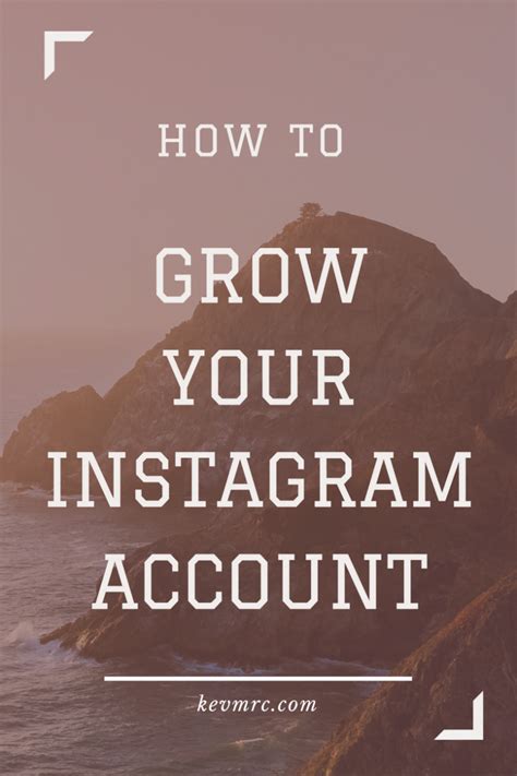 How To Grow Your Instagram Account Instagram Marketing