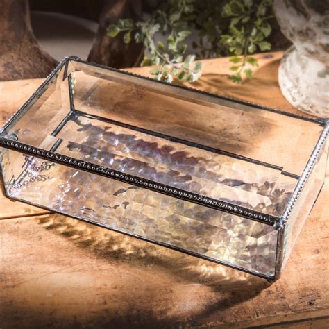 Glass Display Box Clear Decorative Glass Box Jewelry Box Etsy