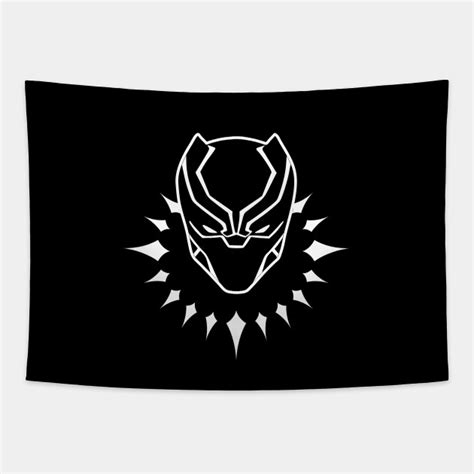 Black Panther Necklace Black Panther Tapestry Teepublic