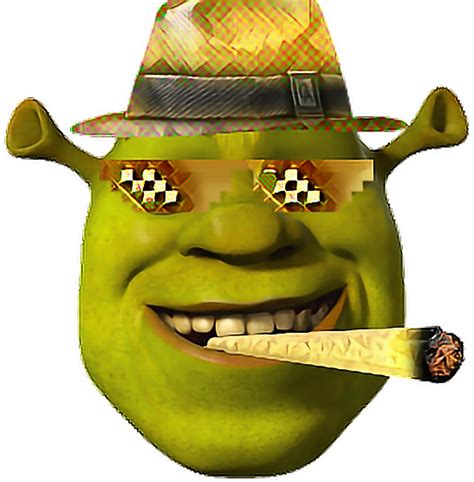 Download Golden Mlg Shrek Face Bling Shrek Dank Meme Funny Wow Dank
