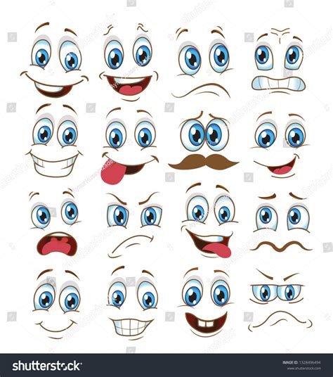 Cartoon Faces Expressions Funny Cartoon Faces Drawing Cartoon Faces