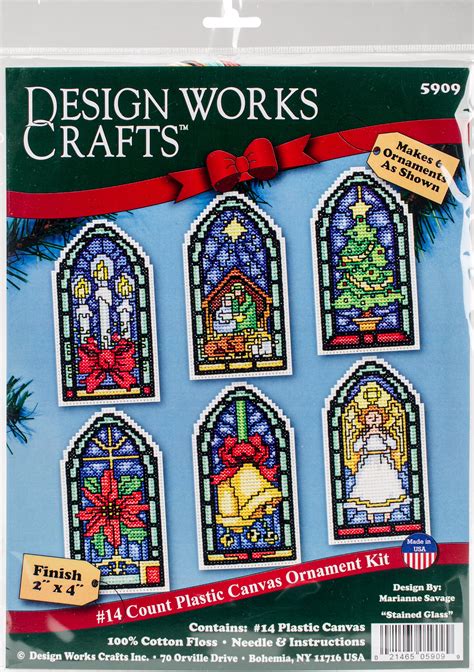 I was browsing around on craftsy last night, and came across a number of beautiful quilt patterns for sale. Design Works Counted Cross Stitch Kit 2"X4" 6/Pkg Stained ...
