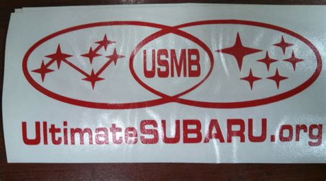 Ultimate Subaru Decals Ultimate Subaru Message Board