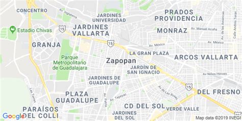 Zapopan Jalisco Mapa De Calles