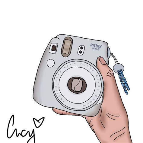 A Person Holding Up A Camera With The Word Instax On Its Side