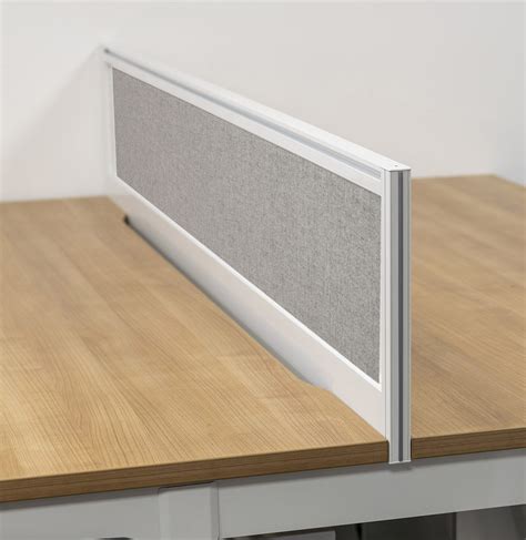 Infinite Aluminium Desk Screen Upholstered