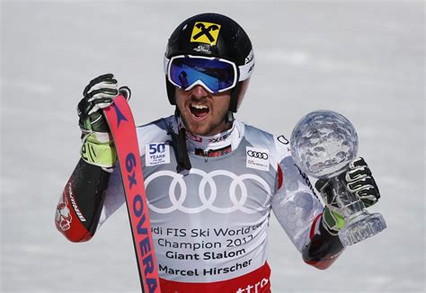Hirscher made his world cup debut in march 2007. Marcel Hirscher wins GS race, Crystal Globe at World Cup ...