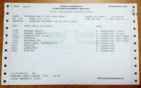 Keputusan peperiksaan sijil pelajaran malaysia 2015 akan diumumkan keluar pada 3 mac 2016. 9A, slip keputusan SPM mangsa lemas tahun lepas jadi viral ...