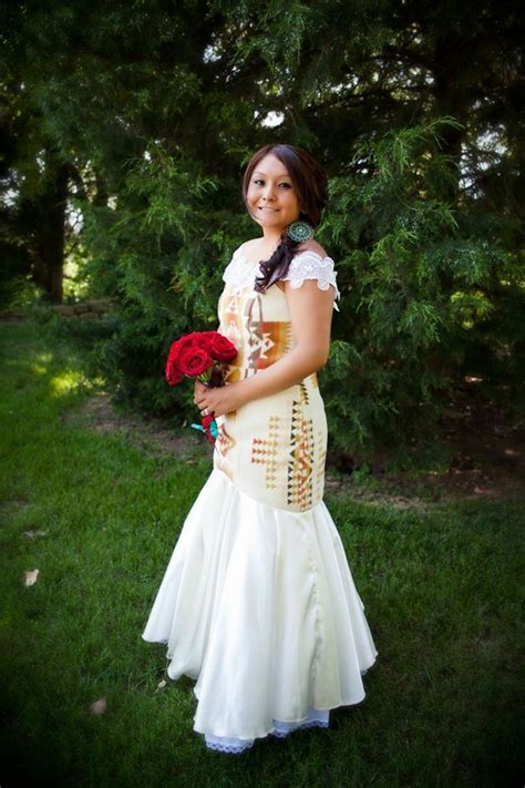 Irene Begay Designed Native American Wedding Dress Native American