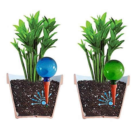 Plantpal Pack Of 2 Large Self Watering Globes Plant Watering Spikes