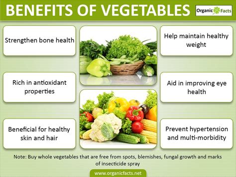 Vegetable Eating Benefits - health benefits