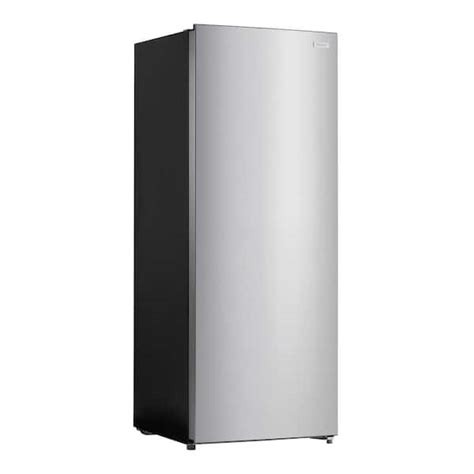 Vissani 7 Cu Ft Convertible Upright Freezer In Stainless Steel Look