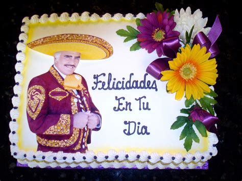 Cake I Made For The Birthday Of A Lady Who Loooves Mexican Singer