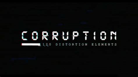 (FREE) CORRUPTION - 120 DISTORTION ELEMENTS 4K/ 20 SFX - ROCKETSTOCK
