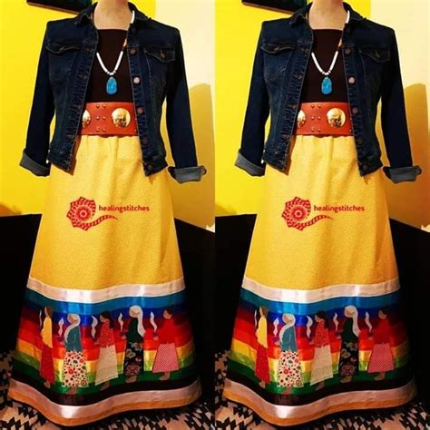 pin by amber williams on beading ribbon skirts native american dress ribbon dress