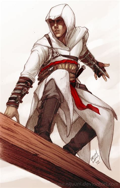 Ac Altair Coloured By Nijuuni On Deviantart Assassins Creed Art