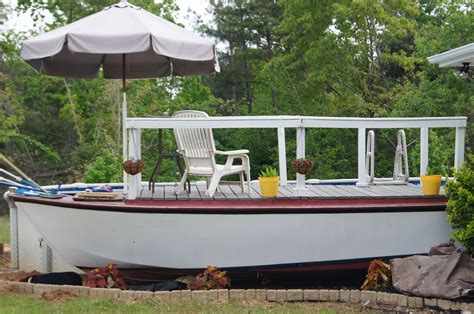 I took an old boat I found on craigslist for FREE and made it into our