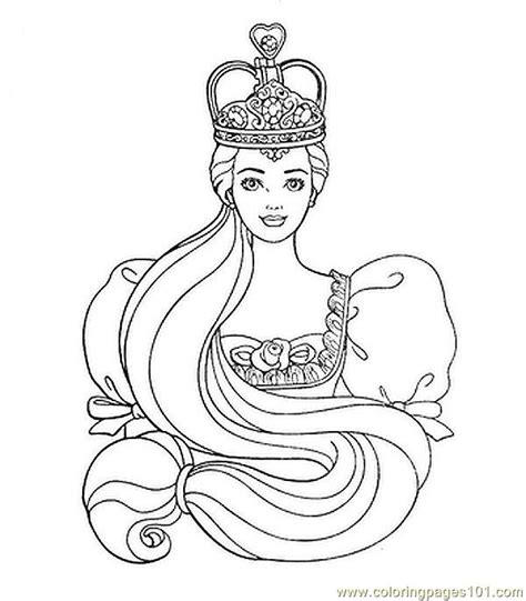 Coloring Pages Free Printable Princess Colouring Page 03