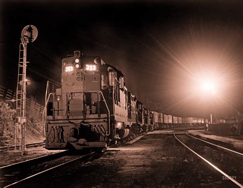 Night Train 1962 High Resolution Photo Night Train Railroad