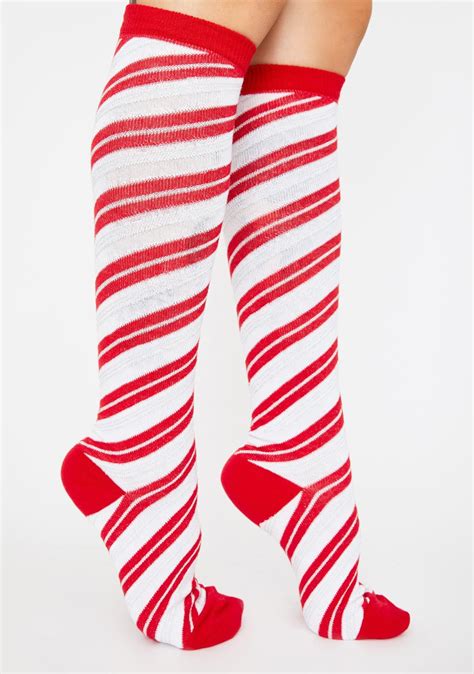 candy cane striped knee high socks red white striped knee high socks candy cane stripes