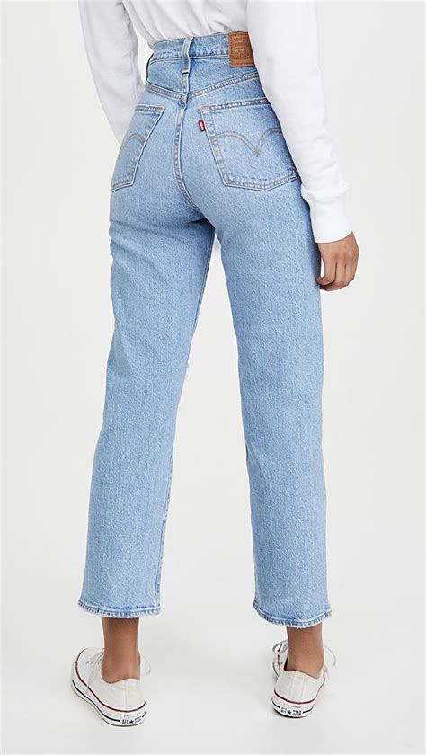 Levis Ribcage Straight Ankle Jeans In 2020 Jeans Outfit Women