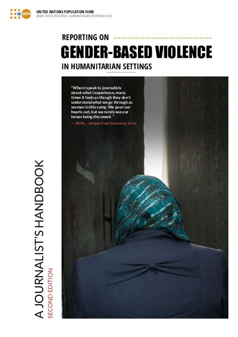 Reporting On Gender Based Violence In Humanitarian Settings A