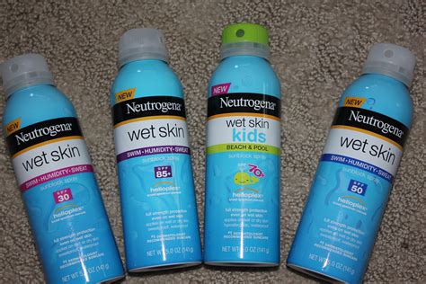 New Neutrogena Wet Skin Spray On Sunscreen With Video Demo Must Have Mom