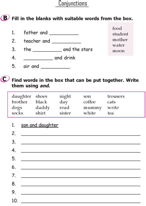This 7th grade common core worksheets section covers all the major standards of the 7th grade common core for language arts. Grade 1 Grammar Lesson 17 Conjunctions | Conjunctions worksheet, Grammar lessons, Learn english ...
