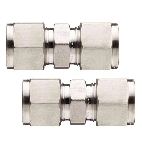 Beduan 304 Stainless Steel Air Compression Tube Fitting 8mm Tube Od X