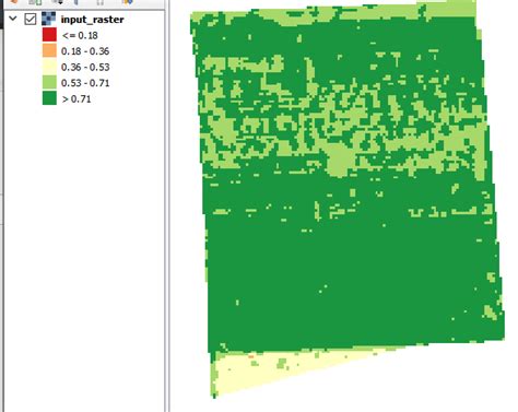 Gis Colorize Singleband Geotiff Raster Using Python Gdal With Discrete Interpolation Like In