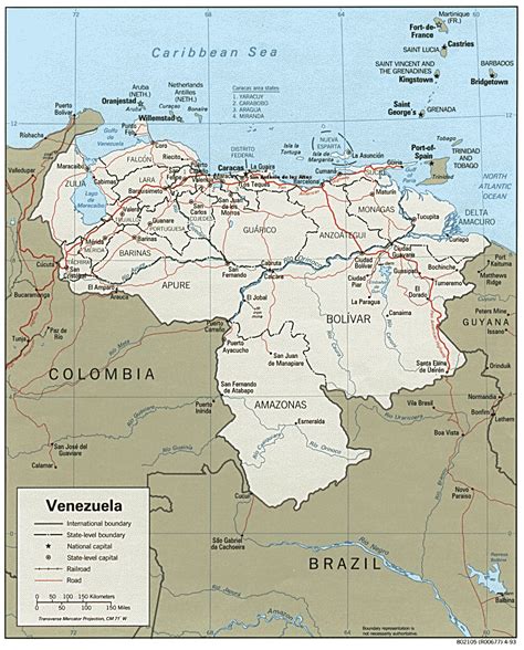 Rios Mapa De Venezuela