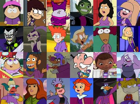 Cartoon Characters Wearing Purple Quiz By Awesomeguy4320
