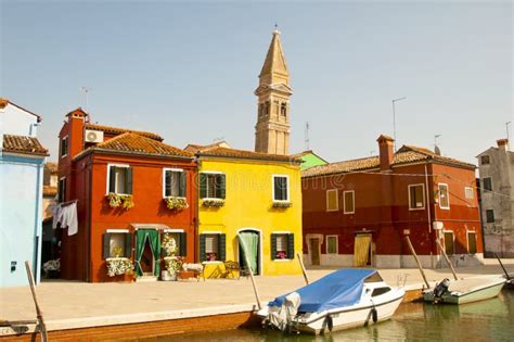 Isola Di Burano Venezia Italia Immagine Stock Immagine Di