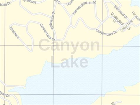 Canyon Lake Zip Code Map Texas