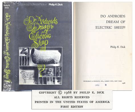 Sell Auction Do Androids Dream Of Electric Sheep Philip K Dick St Edition