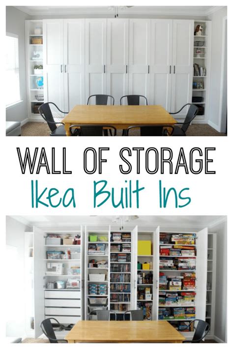 10 Brilliant Ikea Hacks Ikea Built In Ikea Wall Storage Ikea