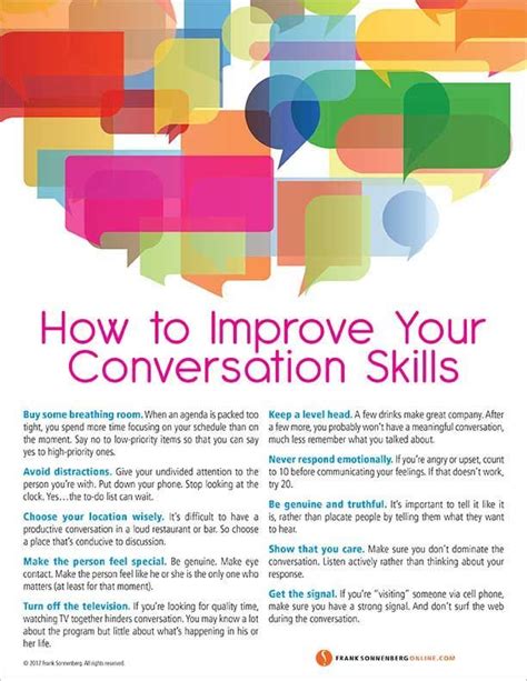 How To Improve Your Conversation Skills 10 Valuable Tips